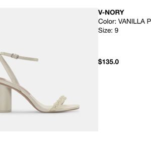 Dolce Vita Vanilla Pearl Sandals